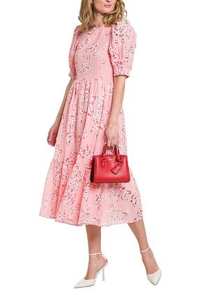 Сукня жіноча міді ted baker із квітковою вишивкою