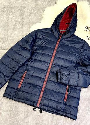 Куртка мужская синяя сезон -весна-осень размер 2xl-3xl (52-54)