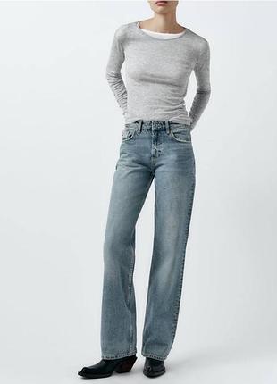 Прямі джинси zara