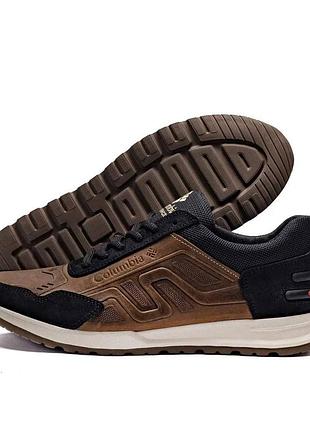 Мужские кожаные кроссовки sportswear р.40-45