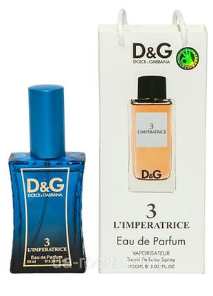 Тестер женский  3 l`imperatrice, 50 мл, сумка.