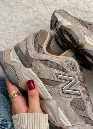Кросівки new balance 9060 beige brown mushroom