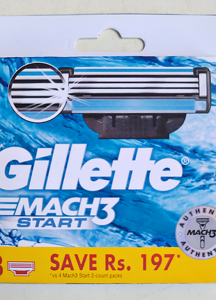 8шт gillette mach3 start (оригінал,
ор. вьетнам) 07/24