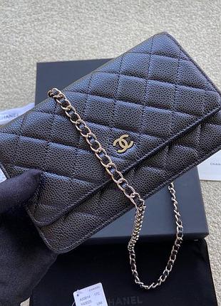 Сумка chanel шкіра ікра комплект