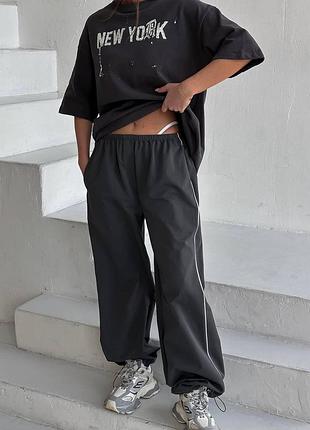 Стильні молодіжні штани колір чорний, графіт
також є кольори мокко та хакі