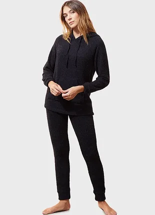 Etam женское черное худи с elia