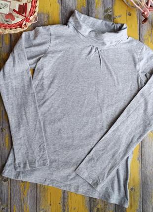 Сіра жіноча водолазка в школу in extenso, (146-152 см)