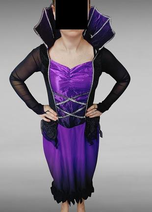 Дорослий костюм-плаття вампірша вампір дівчина відьмочка s