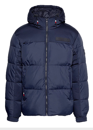 TOMMY HILFIGER Sciarpa blu scuro argento