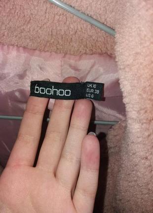 Трендова шубка тедді boohoo4 фото