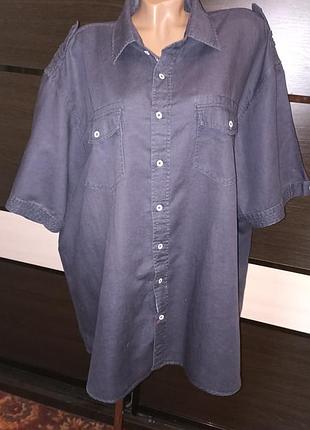 Льняная тенниска