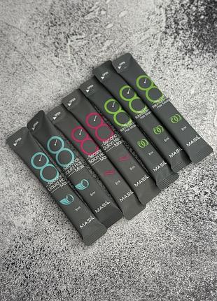 Маска для волосся із салонним ефектом masil 8 seconds salon hair mask, експрес-маска для об'єму , супер відновлююча маска для зміцнення коренів masil