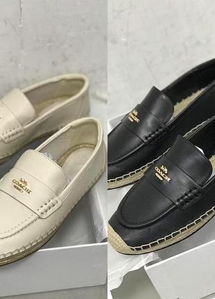 Мокасини еспадрільї coach эскадрильи