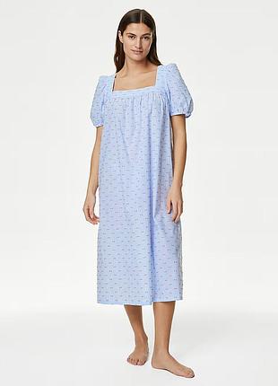 Новая женская ночная рубашка ночная пижама большой размер marks & Spencer