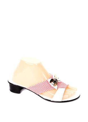 Шкіряні літні шльопанці