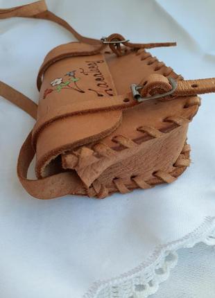 Сумка 👜 zacatecas mexico bag genuine handmade кожа ручная работа эксклюзив миниатюра6 фото