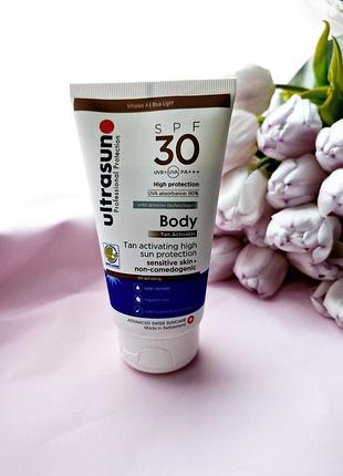 Активатор загара для тела ultrasun body tan activator, spf 30
