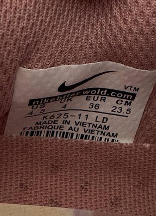 Классные женские кроссовки nike alarm air definition white white premium розовые6 фото