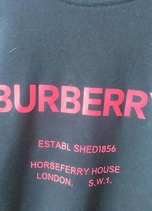 Свитшот 
burberry black horseferry print cotton sweatshirt. 4