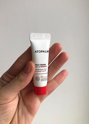 Atopalm face mle cream, 8 ml, восстанавливающий крем для лица на основе мультиламеллярной эмульсии, атопальм, пробник, миниатюра, атопалм