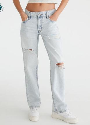Мешковатые джинсы с низкой посадкой baggy aeropostale багги мешковатые джинсы с низкой посадкой