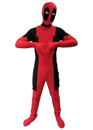 Карнавальний маскарадний костюм косплей cosplay дедпул deadpool marvel halloween хелловін новорічний
