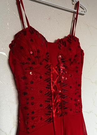 Сукня червона 6