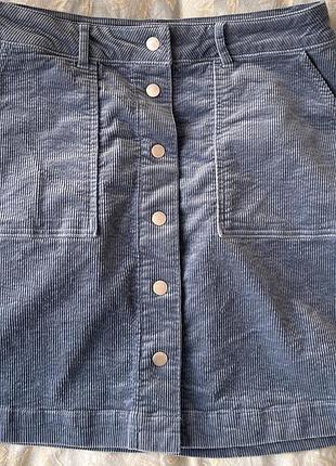 Вельветова спідниця