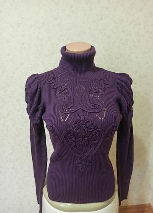 Кофта свитер сиреневый leoguy