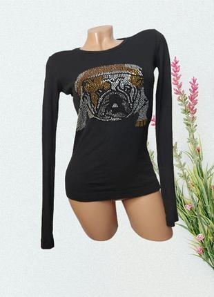 Лонгслив трикотажная кофточка со стразами 🛍💖