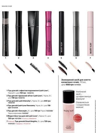 Тушь для ресниц мери кей, тушь для респиратора mary kay