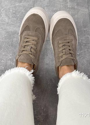 Кеды женские натуральная замша