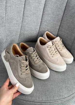 Кеды женские натуральная замша