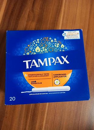 Тампониtampax 4super plus