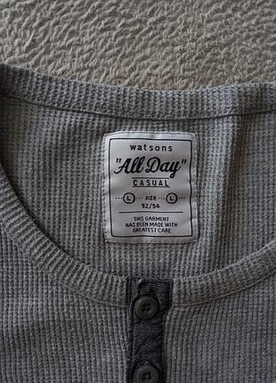 Брендовый лонгслив all day. 8