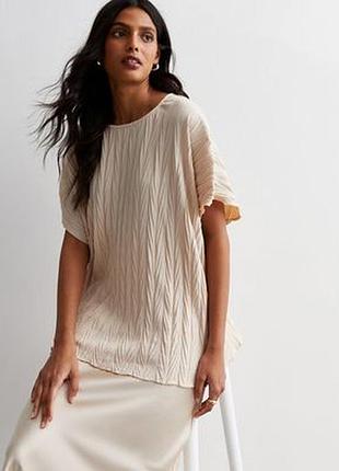 Удлиненный топ/ блуза из фактурного полотна, cameo & rose by new look2 фото