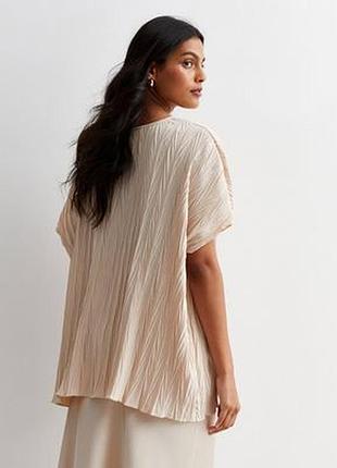 Удлиненный топ/ блуза из фактурного полотна, cameo & rose by new look4 фото