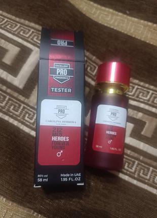 Мужской тестер 212 heroes for men carolina herrera