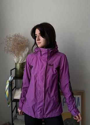 Куртка джек трекинговая женская в поход jack wolfskin texapore