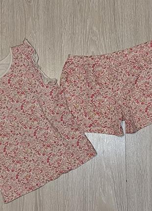 Бавовняна піжама george на 6-7 років