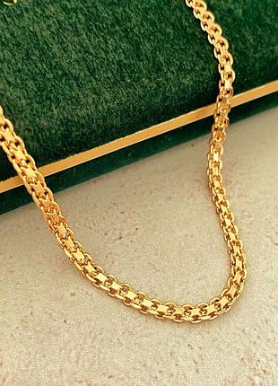 Позолочений ланцюжок 45см, 50см, 55см, 60см, позолота