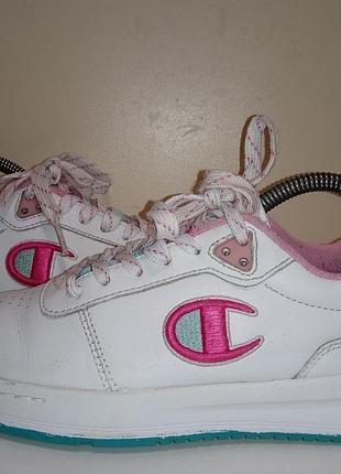 Брендовые кожаные кроссовки champion.