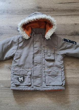 Куртка парка зимова для малечі 74 little king awg monkey