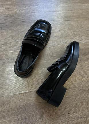Туфли лоферы zara