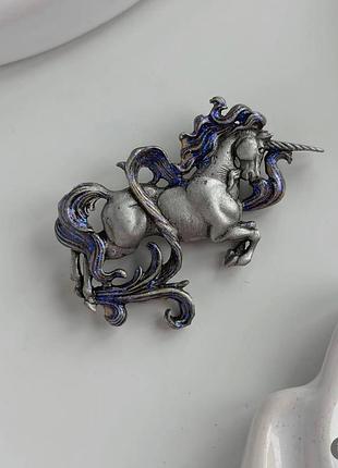 Винтажная брошь "единорог" от jonette jewelry (jj)