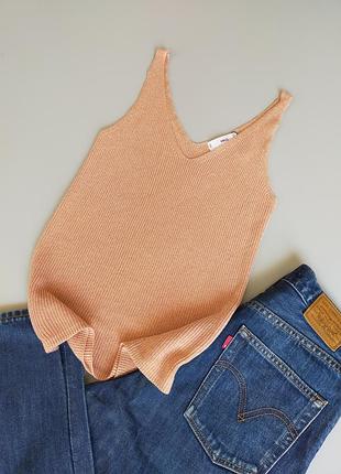 Mango топ трикотаж