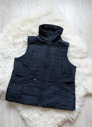 💙💟💙 стильный черный стеганый жилет