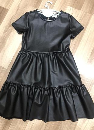 Плаття шкіряне 140-146 стан відмінний