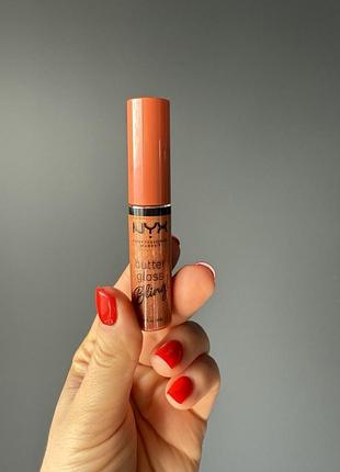 Увлажняющий блеск для губ nyx professional makeup butter gloss bling