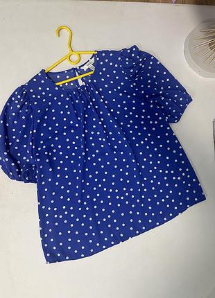 Блуза в горошок 8
